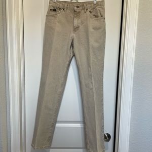 Men’s Lee tan jeans 32 x 32